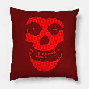 Crimson Ghost - Red Aliens Pillow