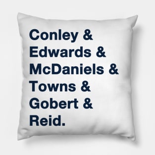 Timberwolves '23-'24 playoff squad Pillow