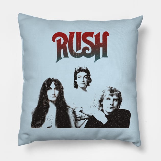 Rush Band Pillow by Moulezitouna