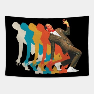 Pee Wee Dance Vintage Tapestry