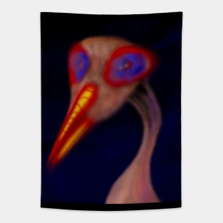 Mysterious strange bird-like creature Tapestry