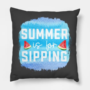 summer time t-shirt Pillow