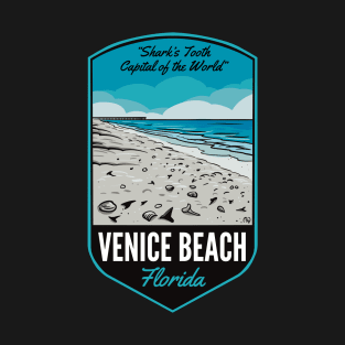 Venice Beach FL Sharks Tooth Capital T-Shirt