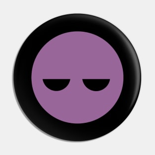 Purple Face Pin