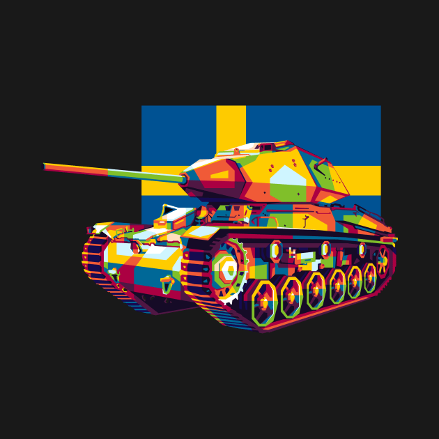 STRV 74 Medium Tank by wpaprint