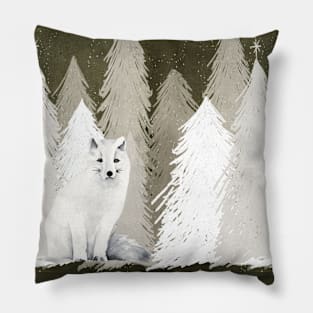 Arctic Wolf Pillow