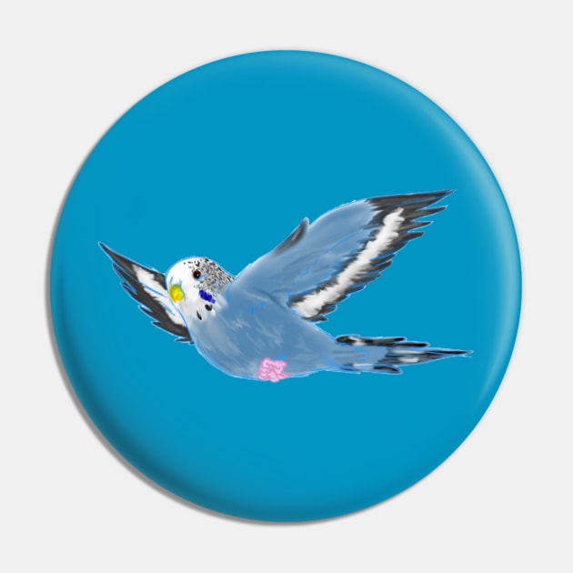 Blue Bird Logo Pin by TheBlueBird