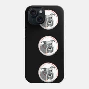 miniature schnauzer dog Phone Case