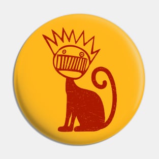 distressed cat ween Pin