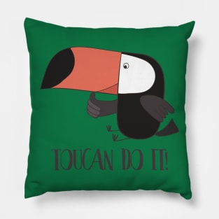 Toucan Do It, Funny Toucan Pillow