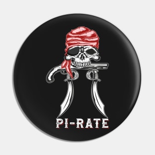 Funny Pi Day Quote | Pi Rate Design | is Pi Rate Pi Day Pin