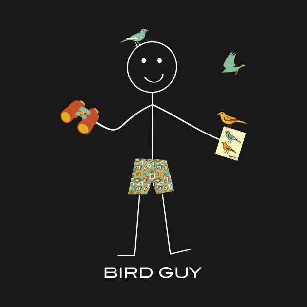 Funny Mens Birdwatching Guy by whyitsme