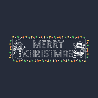 Merry Christmas Sign Graphic T-Shirt