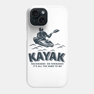 FUNNY KAYAK T-SHIRT PALINDROME  KAYAKING JOKE Phone Case