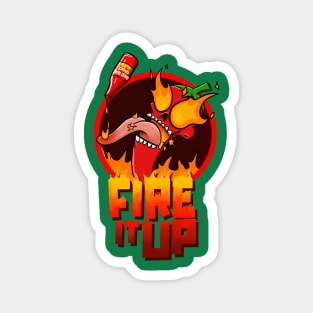 Burning Hot Pepper Magnet