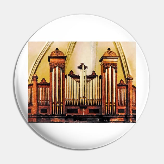 Music - Church Organ Pin by SusanSavad