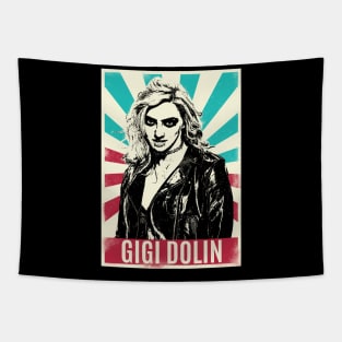 Vintage Retro Gigi Dolin Tapestry