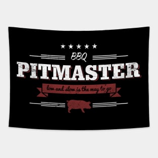 BBQ Pitmaster Low and Slow is the Way To Go Funny Tapestry