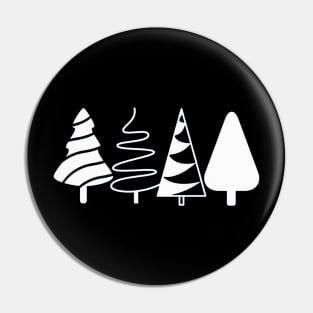 Christmas Trees Ornament Pin