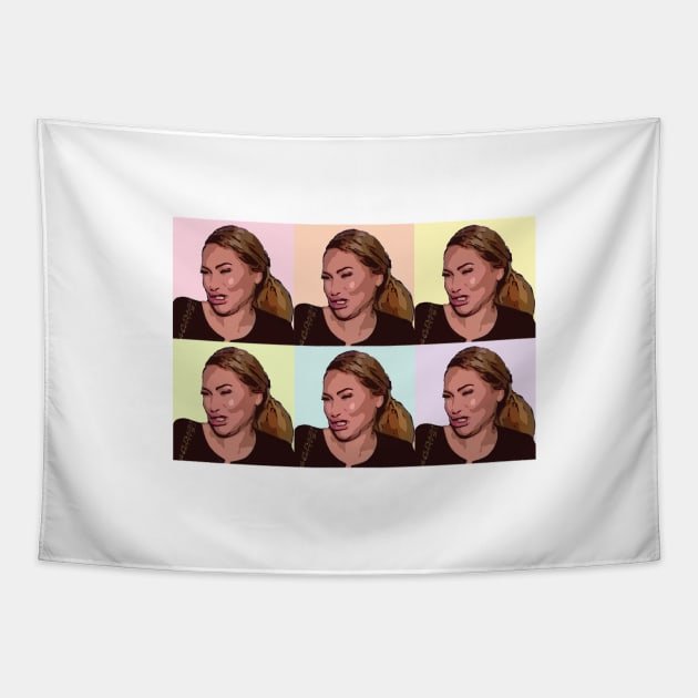 Darcey 90 Day Fiance Pop Art Tapestry by Harvesting
