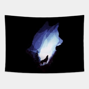 Mystic wolf Tapestry