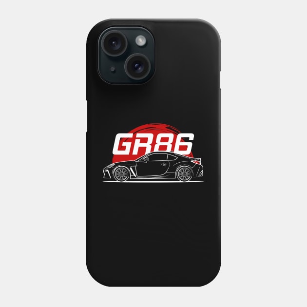 JDM GR86 Phone Case by GoldenTuners