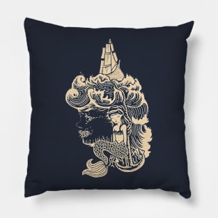 Surreal Mermaid Pillow
