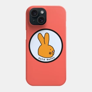 Portrait of Gold Bunny in a Circle Phone Case