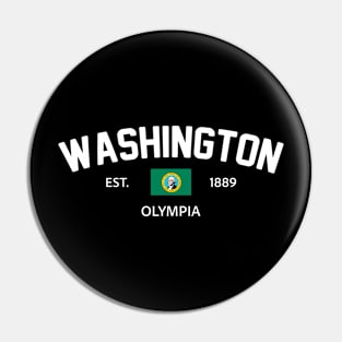 Washington Collegiate Preppy Pin