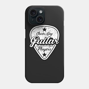 Chicks dig guitar players Phone Case