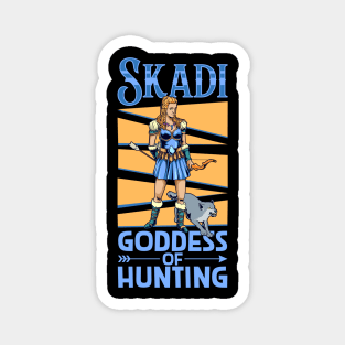 Viking goddess of hunting Skadi Magnet