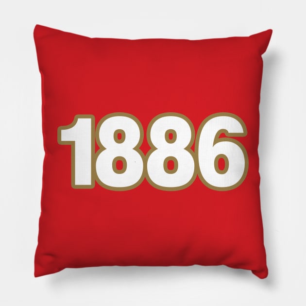 1886 Pillow by Footscore