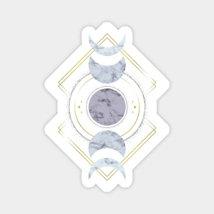 Marble Moon Phases Magnet