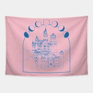 Castle On A Cloud - Blue Tapestry