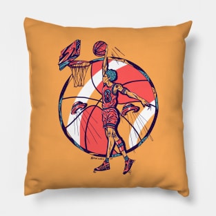 Retro Triad Legendary Baller Number 8 Pillow