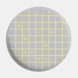 happy yellow graph Pin