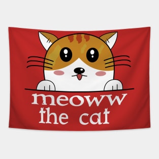 The Meoww Cat T-Shirt Tapestry