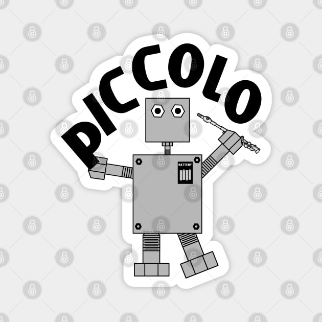 Piccolo Robot Magnet by Barthol Graphics