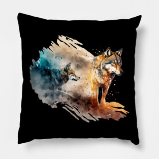 wolf is my spirit animal "nice" Pillow