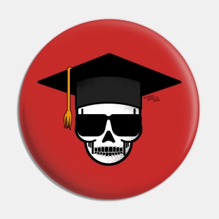 School Skull's Cool Pin