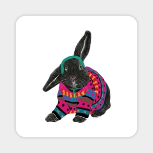 Rabbit hearted girl Magnet