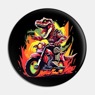 dino ride Pin