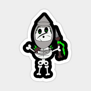 Cute skeletons doodle style Magnet