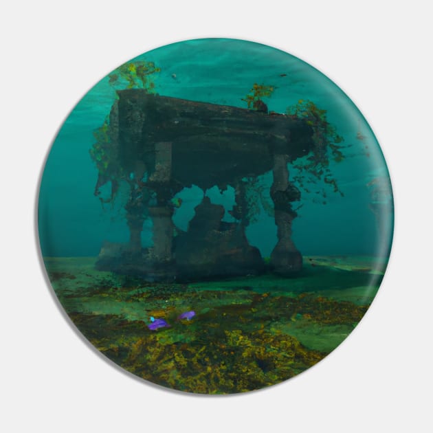 Underwater Mysteries of The Missing Temple Pin by Cakeboard Designs