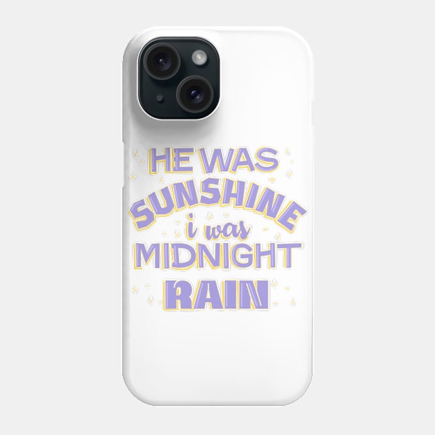Midnight Rain Phone Case by Infinirish