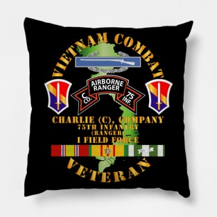 Vietnam Combat Vet - C Co 75th Infantry (Ranger) - I Field Force SSI Pillow