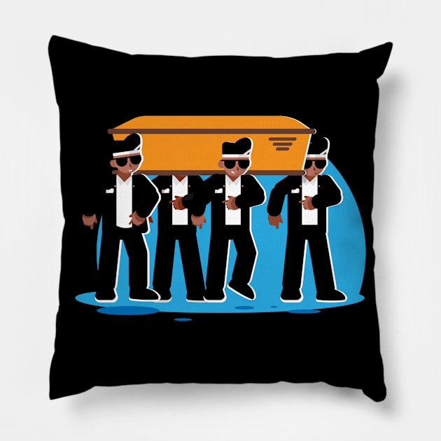 Coffin Dance Meme Wanna Dance - Dance With Us Pillow by SpruchBastler