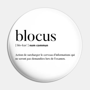 Blocus Pin