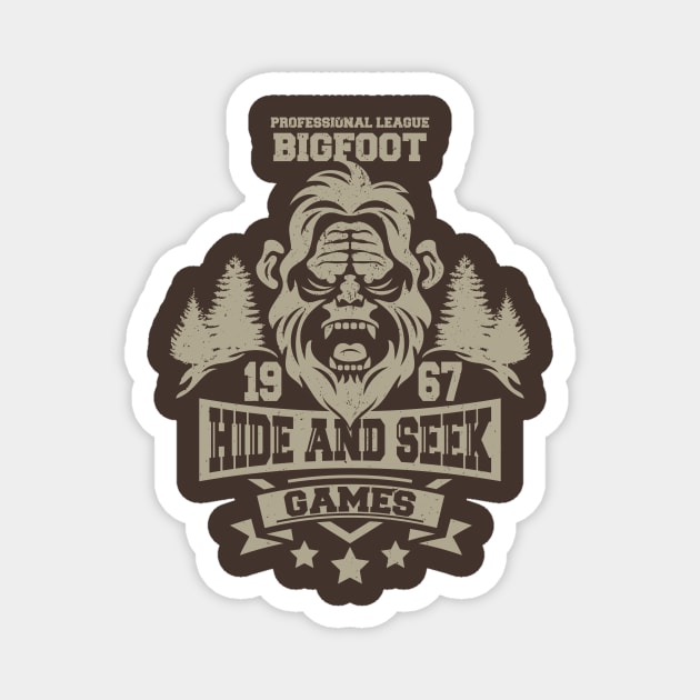 Hide and Seek Games Magnet by jrberger