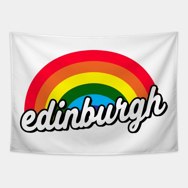 Edinburgh Pride Event Rainbow Tapestry by McNutt